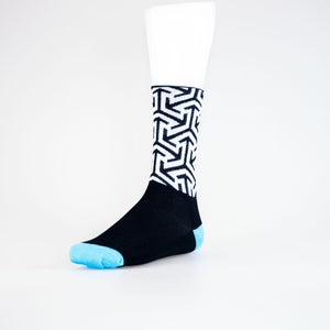 Volta Socks Icon Tribal Arrow - Black / White