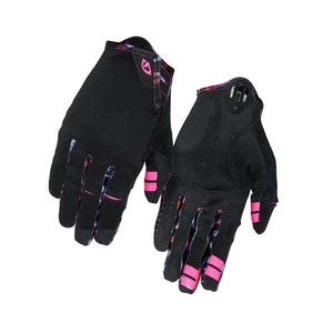 Giro LA Dnd Mtb Gloves Womens Tropical Daze - Black