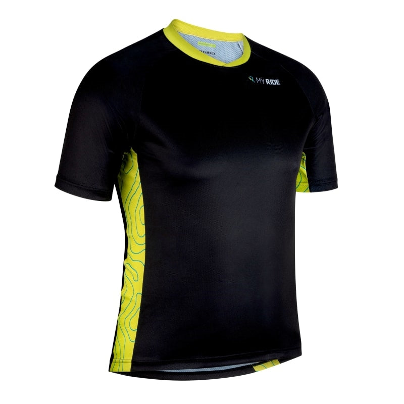 Giro Roust Mtb Jersey Myride - Black / Lime