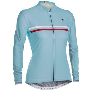 Solo Duo Long Sleeve Jersey Ladies - Light Blue