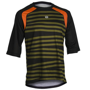 Solo Corridor 3/4 Sleeve Jersey - Black / Olive