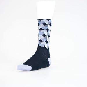 Solo Socks High Retro Sm/md Blk-grey - Black / Grey