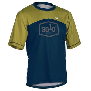 Solo Challenge Mtb Jersey - Blue / Yellow