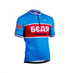 Solo Jersey Bear S/sl - Blue / Red