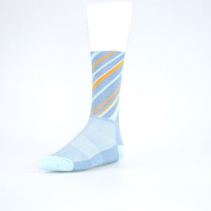 Solo Volta High Ascent Socks - Grey / Blue / Orange