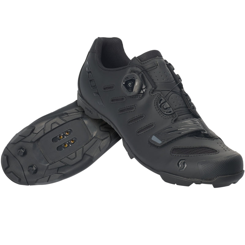 Scott Mtb Team Boa Shoes - Matt Black / Gloss Black