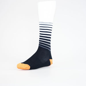 Volta Socks Volta High Stripe Sm/md Blk-wht - Black / White