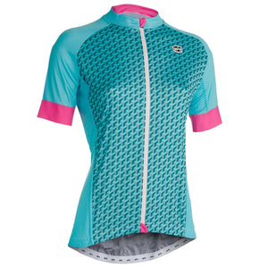 Solo Omni Podium Jersey Ladies - Green / Pink