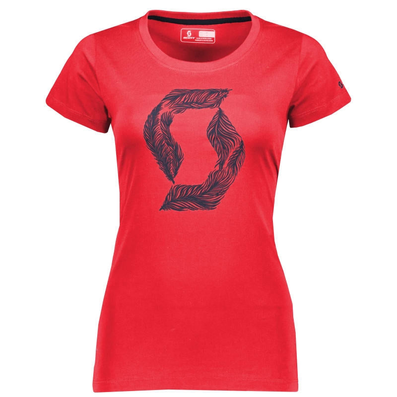 Scott Short Sleeves Tee-shirt Feather Icon - Melon Red