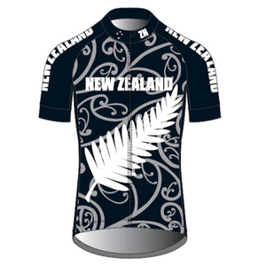 Giro Mens Jersey Chrono Sport NZ Fern - Black / Grey
