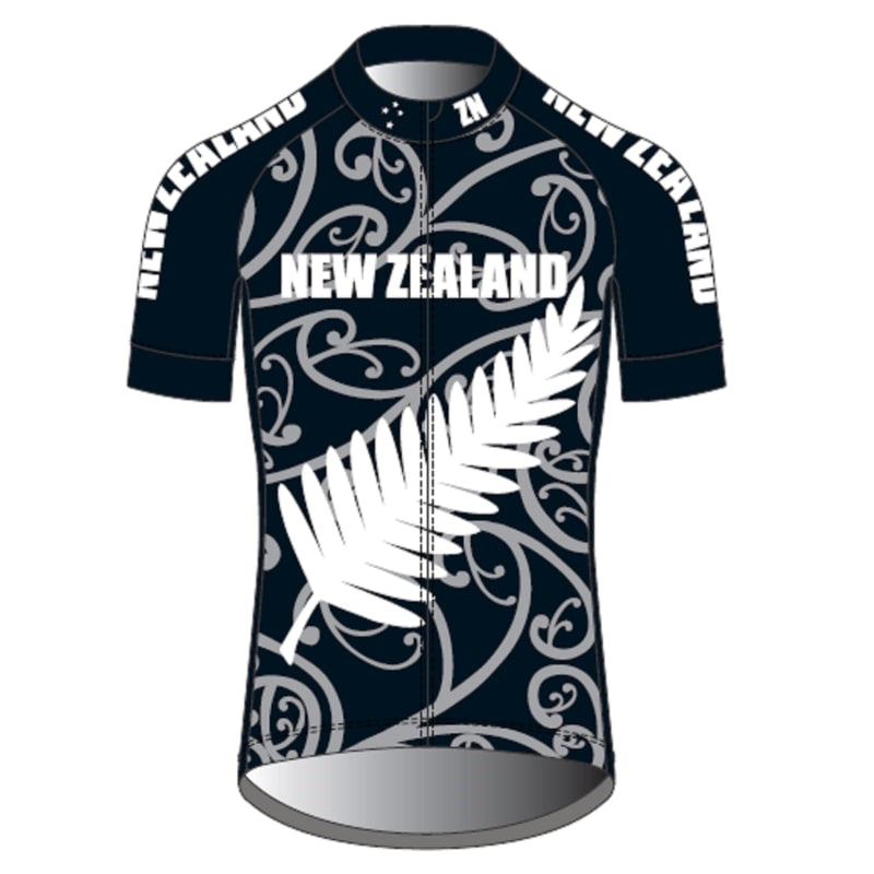 Giro Mens Jersey Chrono Sport NZ Fern - Black / Grey
