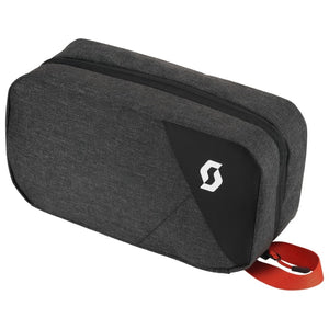 Scott Toiletry Bag - Dark Grey / Red