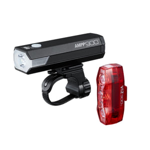 Cateye Ampp 900 & VIZ300 Usb-c Lightset - Black