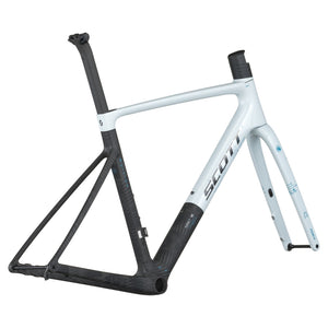 Scott Addict RC Pro Hmx Frameset - Cumulus White / Carbon Black