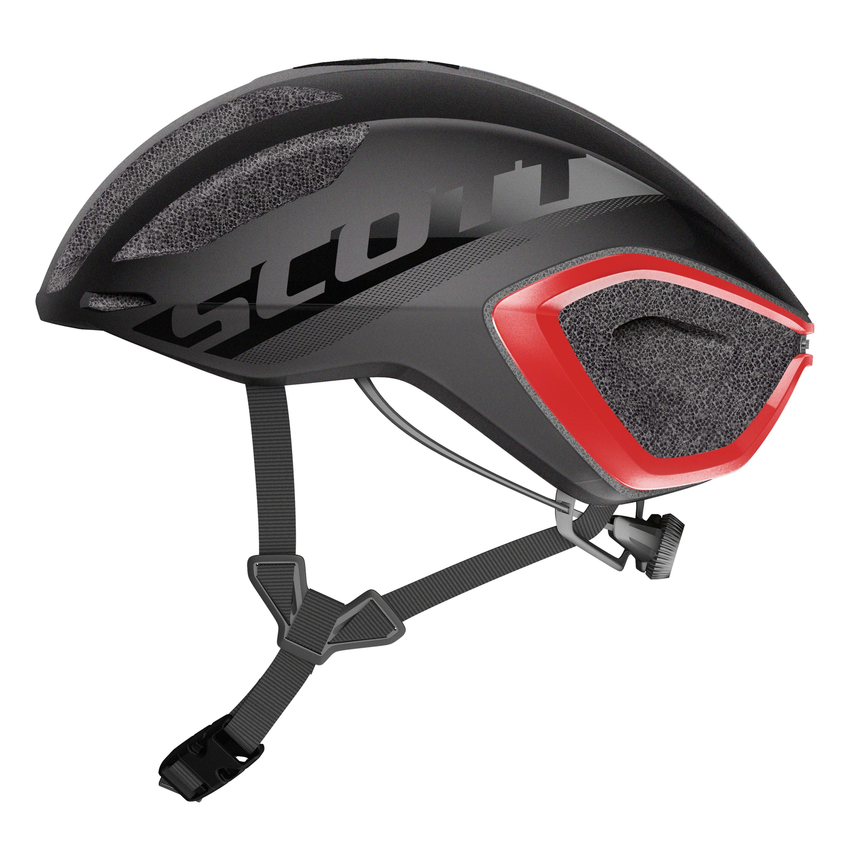 Scott Cadence Plus Mips Helmet - Dark Grey / Red