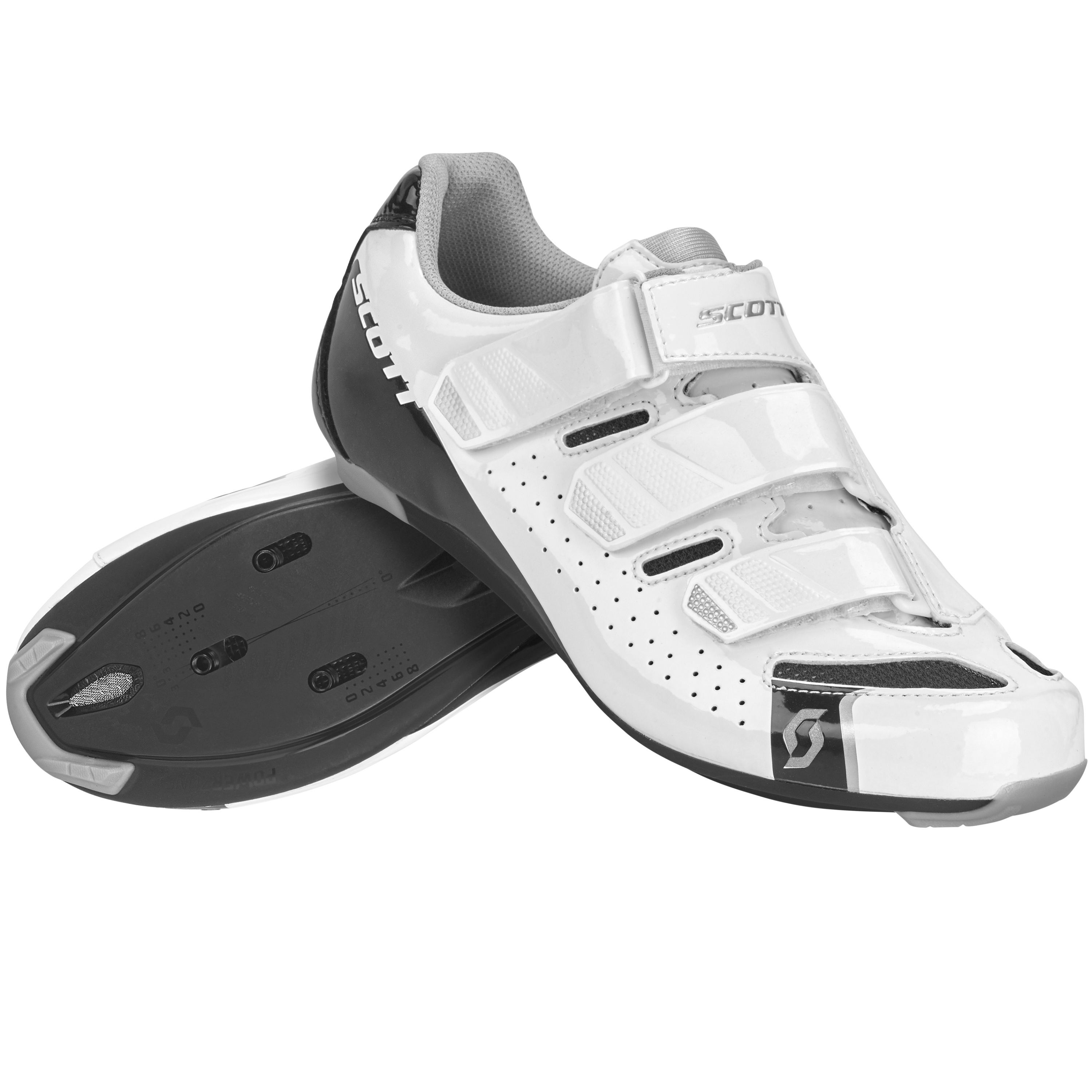 Scott Road Comp Ladies Shoes - Gloss White / Gloss Black