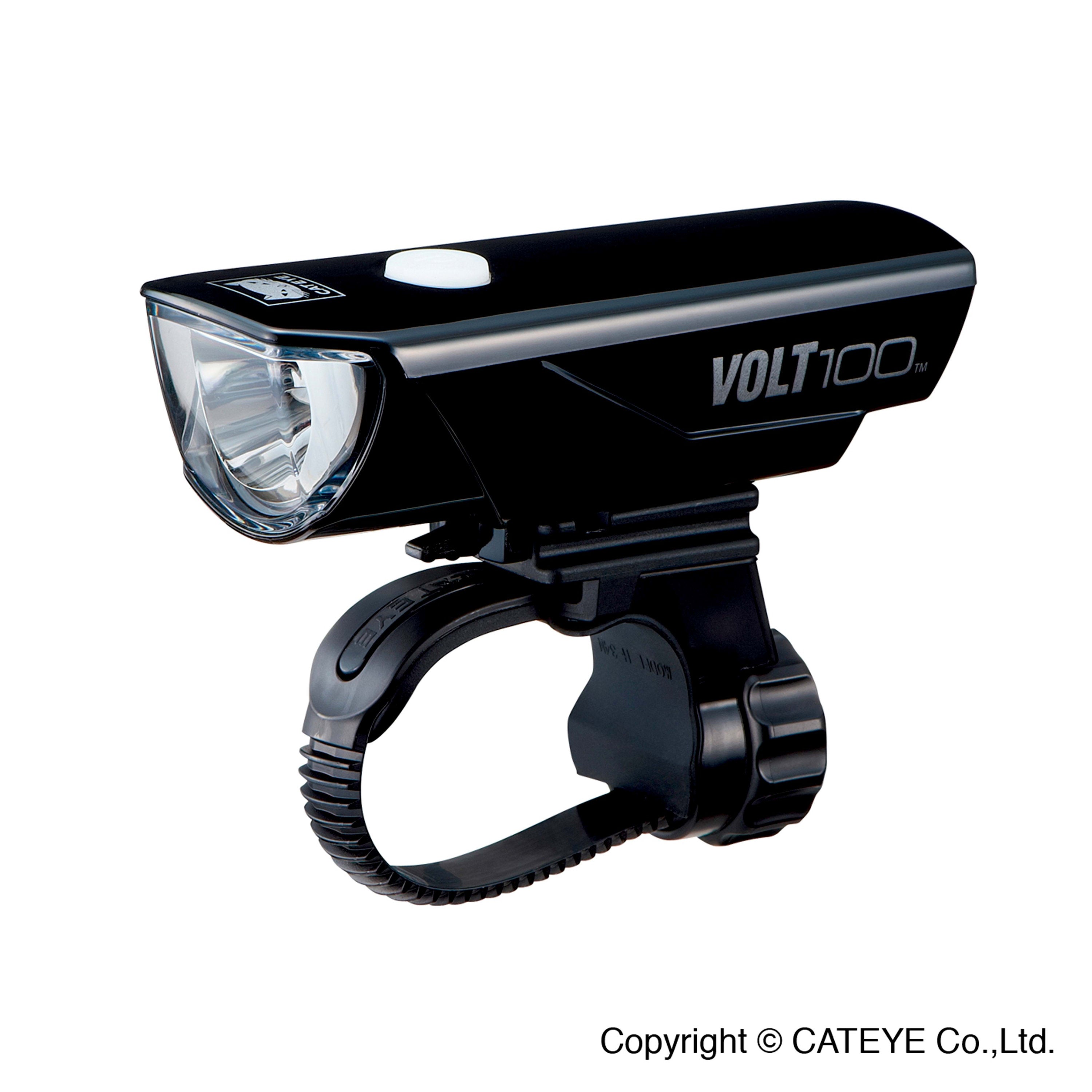 Cateye Volt 100 Usb Front Light HL-EL150RC - Black