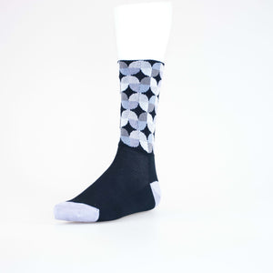Volta Socks Volta High Retro Lg/xl Blk-grey - Black / Grey