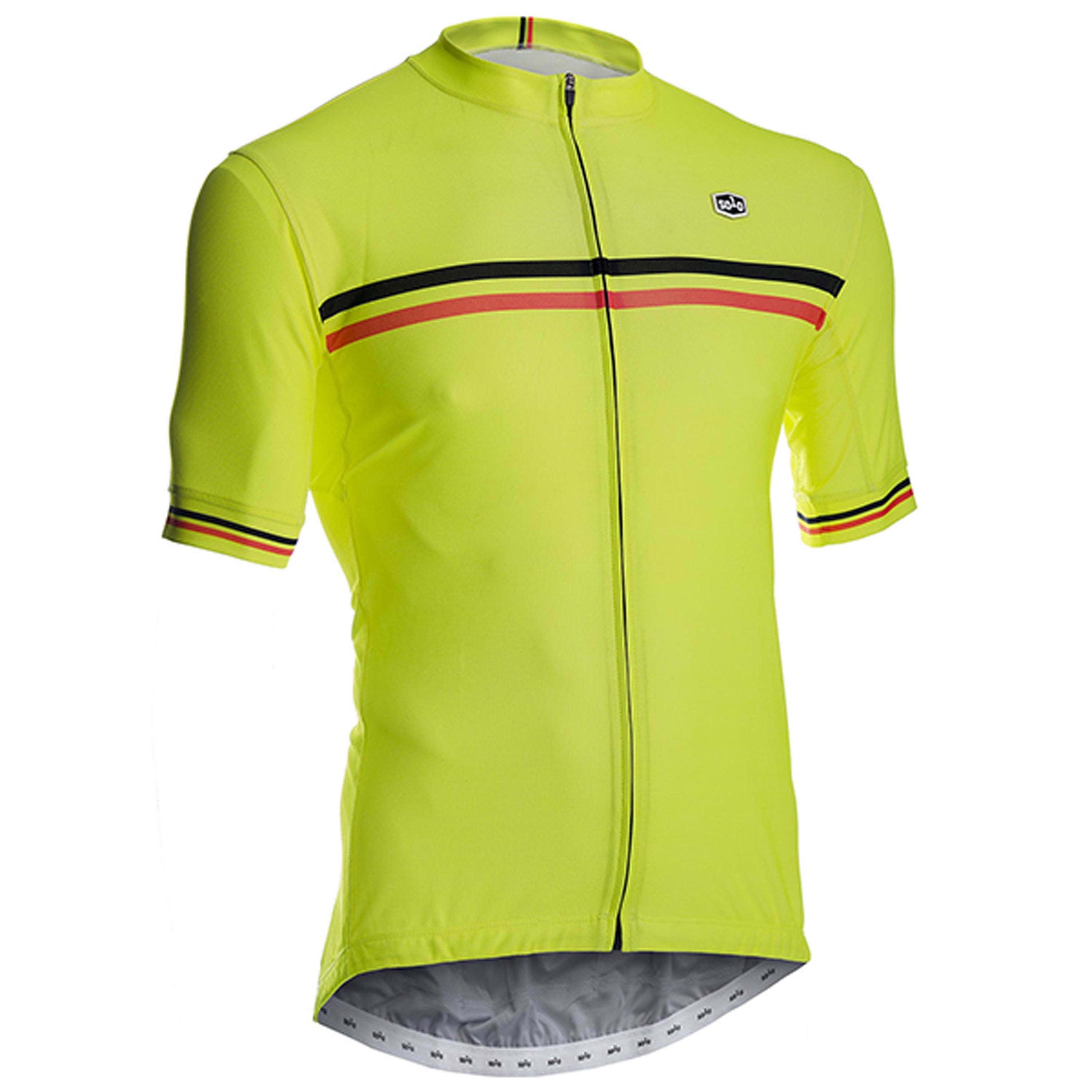 Solo Duo Jersey Mens - Fluoro Yellow