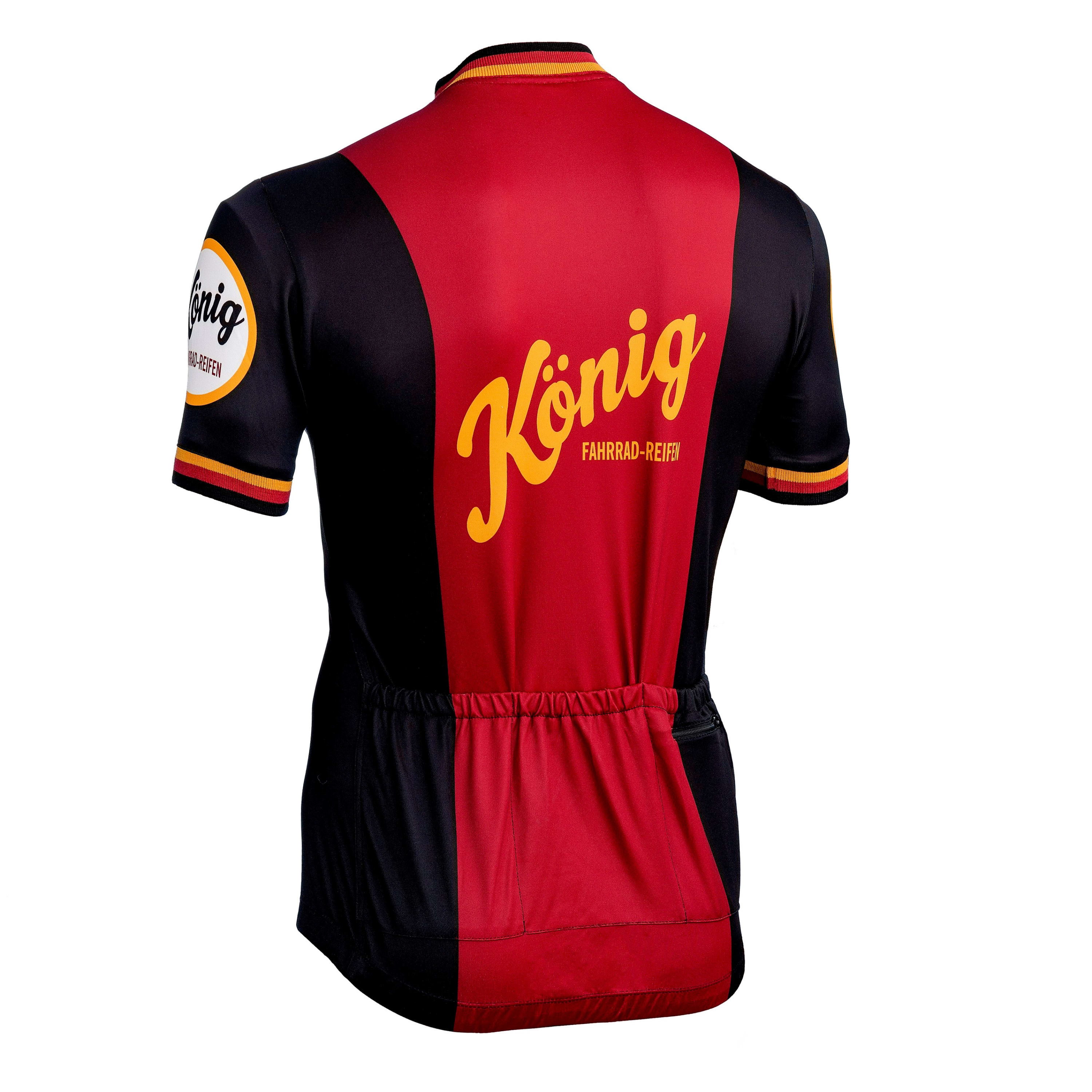 Solo Sol Jersey Konig S/sl Red/black L - Red / Black