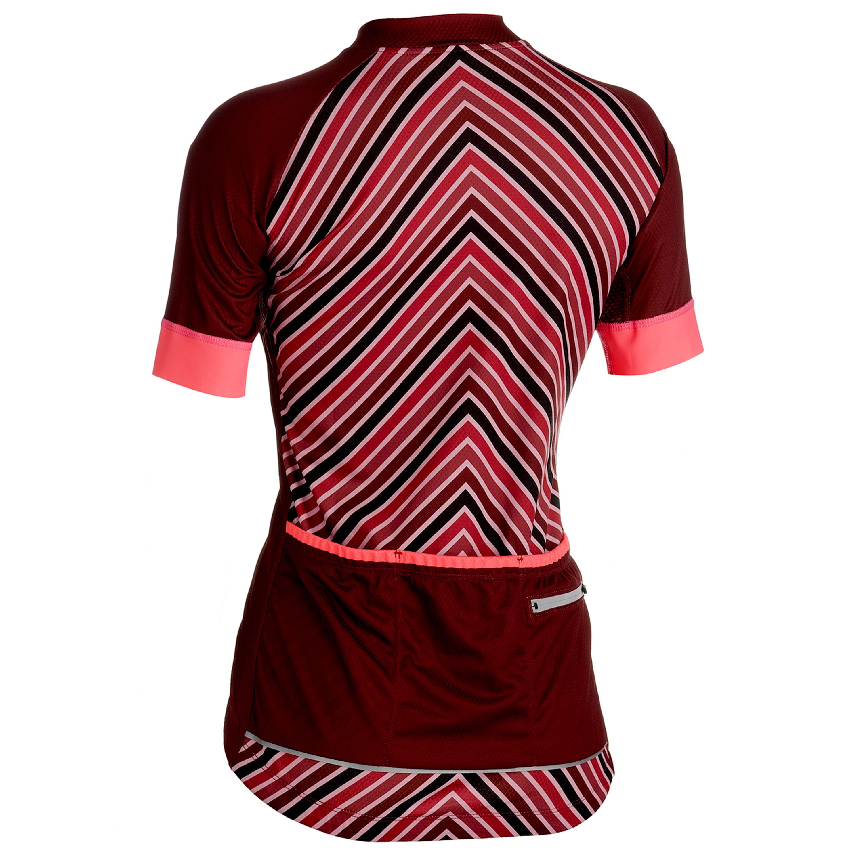 Solo Omni Chevron Jersey Ladies - Wine