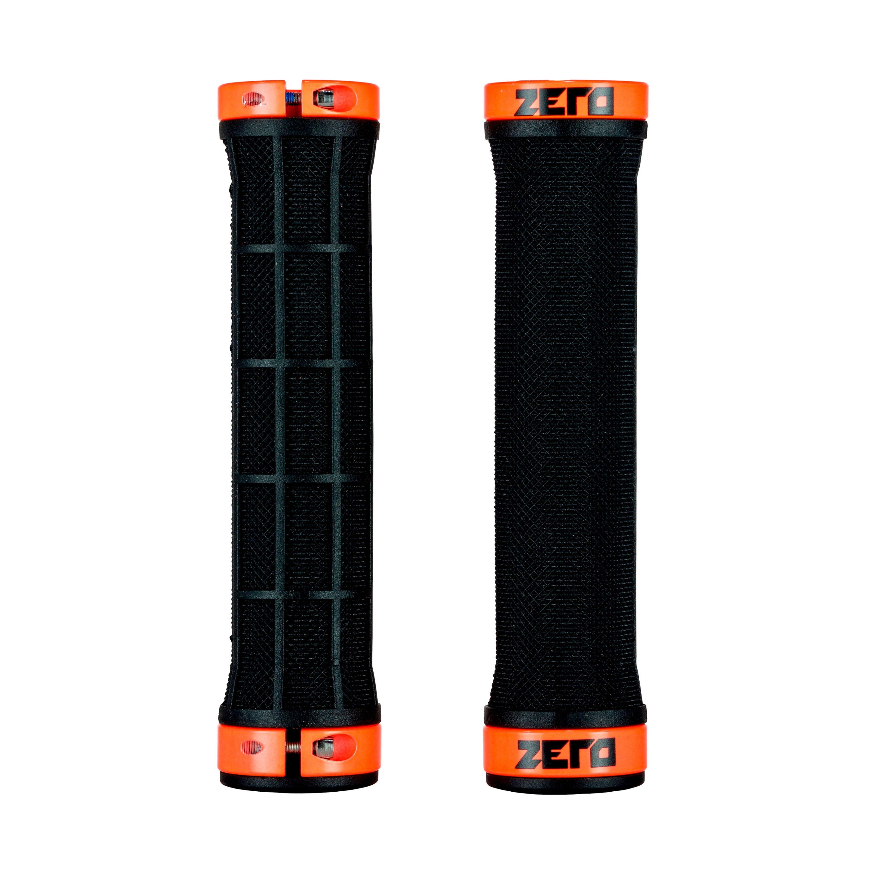 Zero Atlas 2lock Grips - Black / Neon Orange