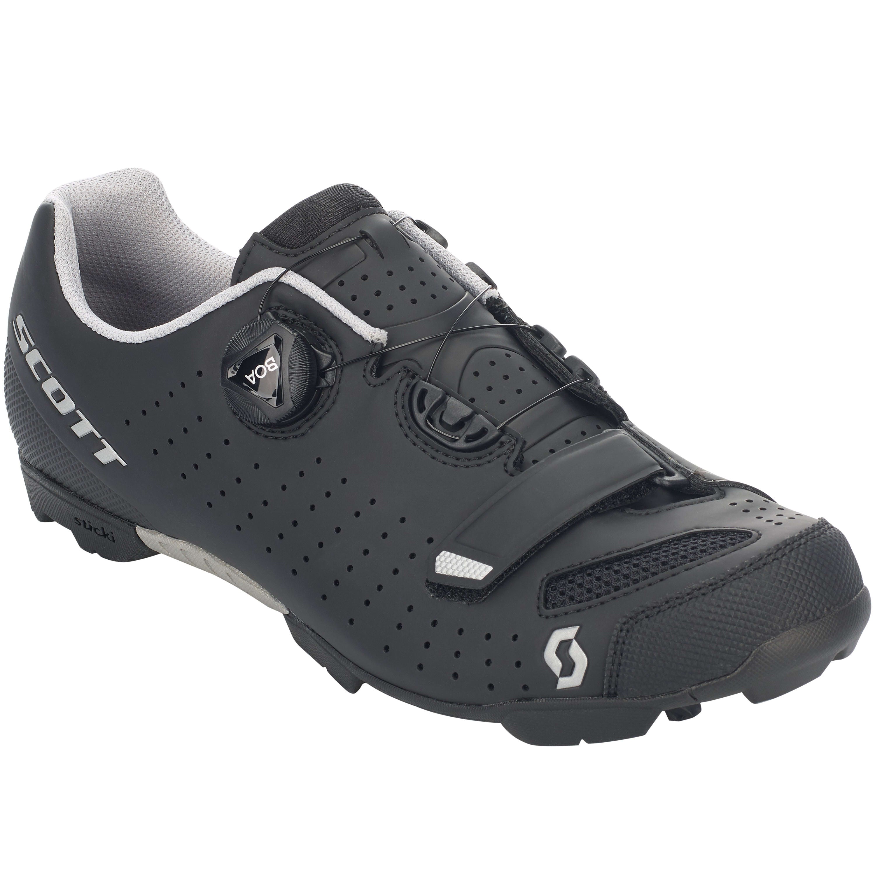 Scott Mtb Comp Boa Shoes - Matt Black / Silver