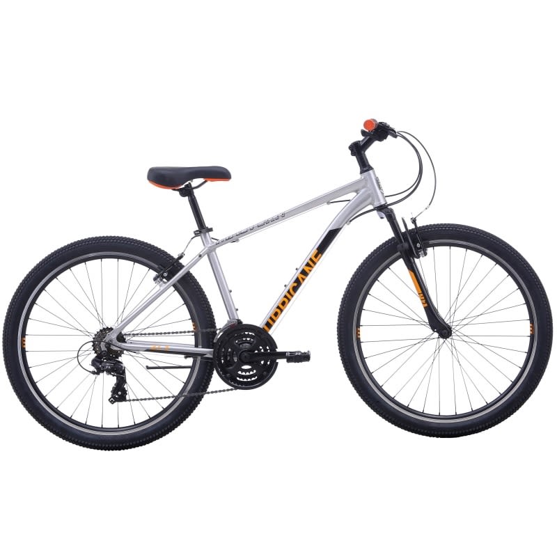 Malvern Star Hurricane 27-1 MS - Brushed Aluminium / Black