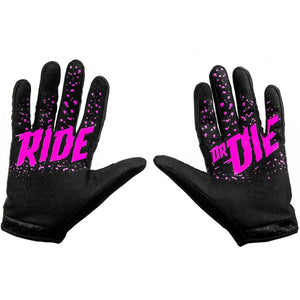Muc-off Rider Mtb Gloves - Fluoro Pink / Bolt