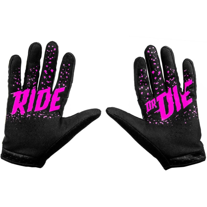 Muc-off Rider Mtb Gloves - Fluoro Pink / Bolt