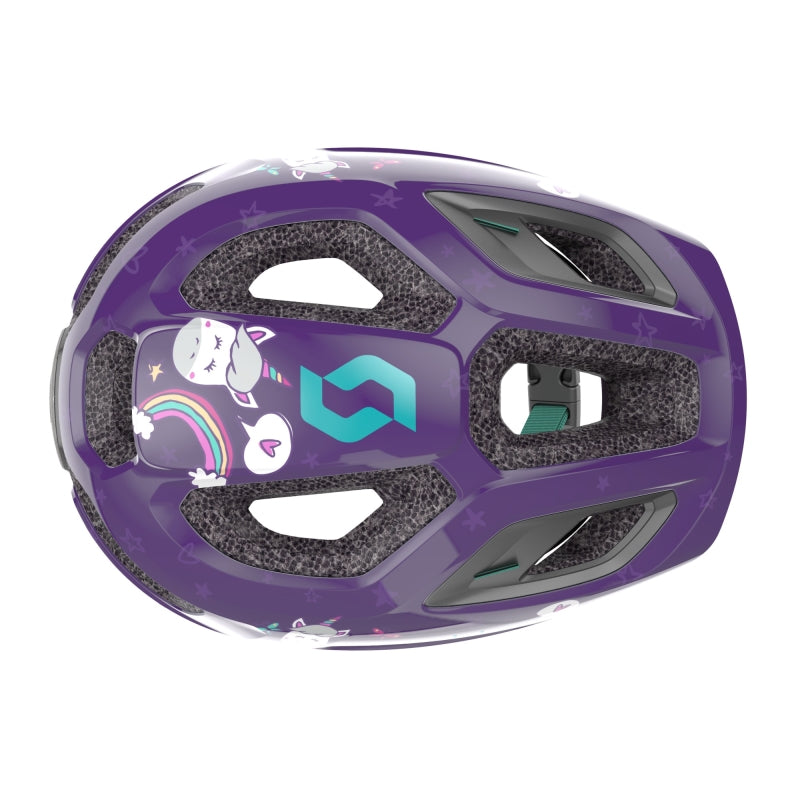 Scott Spunto Kid Helmet 46-52CM - Deep Purple / Blue