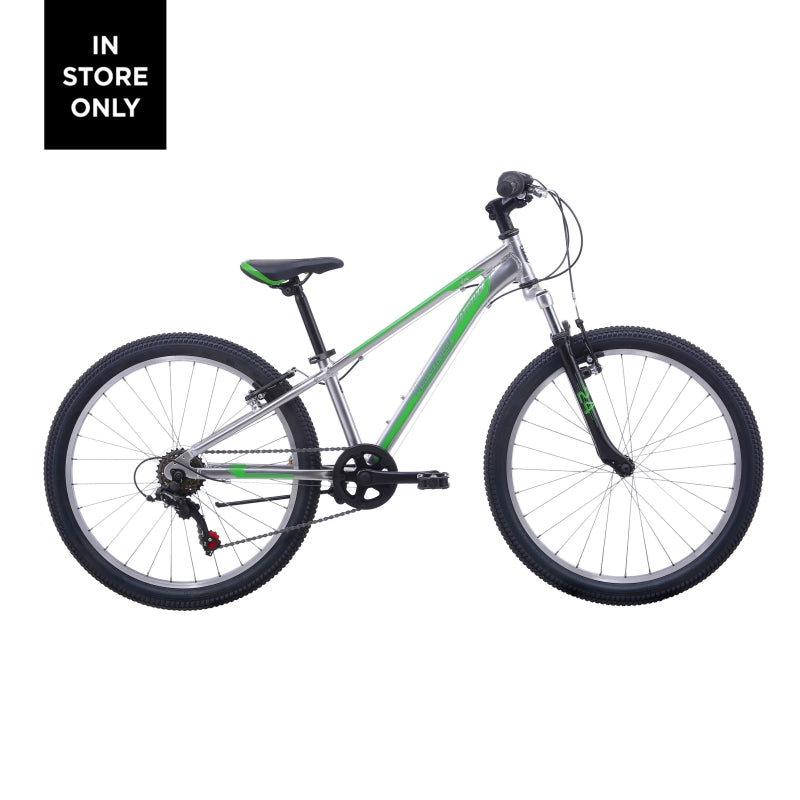 Malvern Star Attitude 24 - Grey / Lime