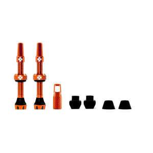 Muc-off Tubeless Valve Kit V2 44mm - Orange