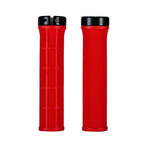 Zero Billy T Taperlock Grips - Neon Red / Black