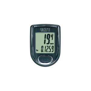 Cateye Velo 5 Cycle Computer - Black