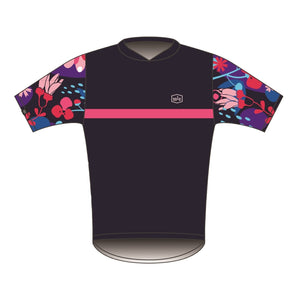 Solo Limited Edition Core Floral Jersey - Navy Blue