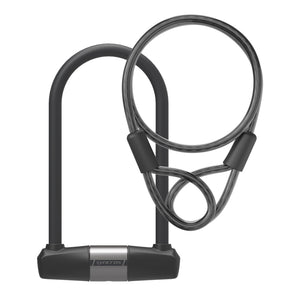 Syncros U Lock With Cable Loop SL-09 115 X 229MM - Black