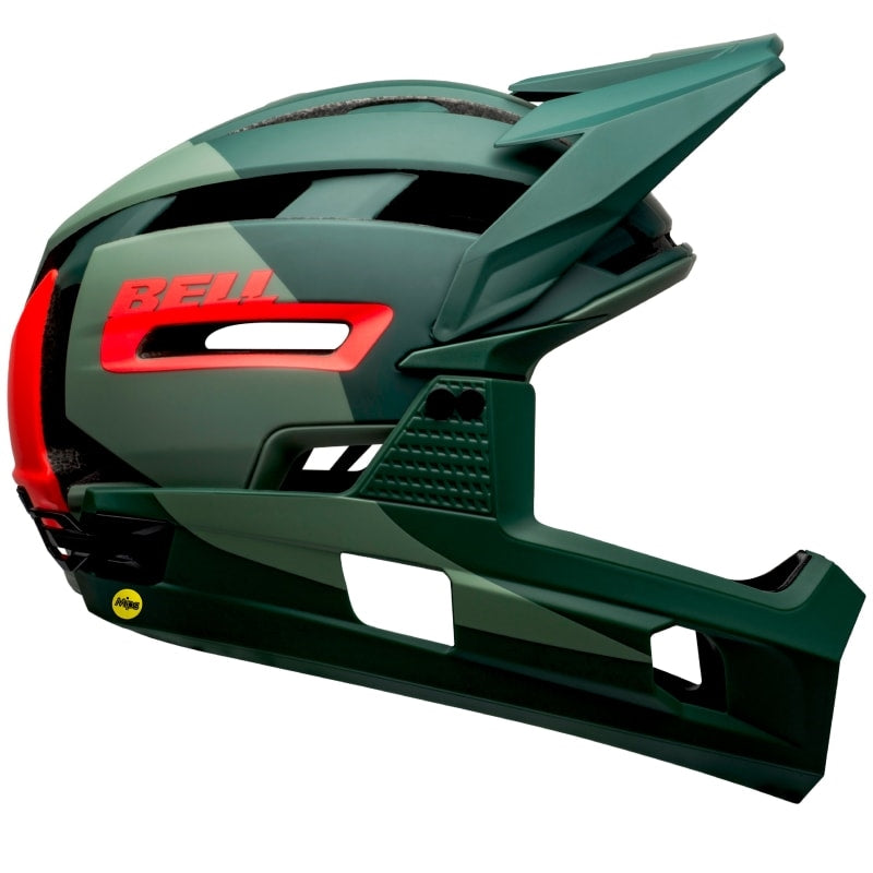 Bell Super Air Mips Helmet - Green / Infrared