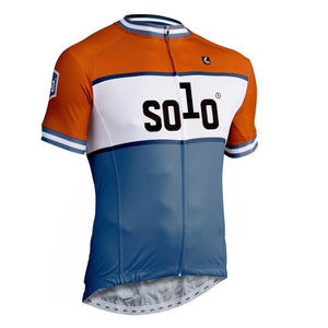 Solo CC Jersey S/sl - Orange / Blue