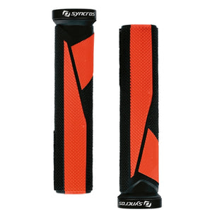 Syncros Grips Pro Lock-on - Black / Neon Red